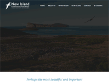 Tablet Screenshot of newislandtrust.com
